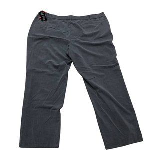 Fashion Bug Womens Right Fit Straight Leg Grey Curvy Pants Plus 30 TALL